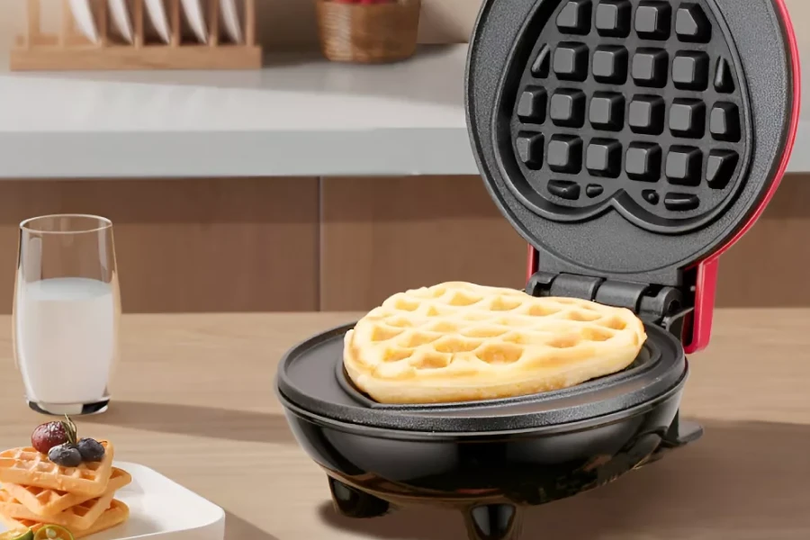 Portable Waffle Maker for Quick Breakfasts