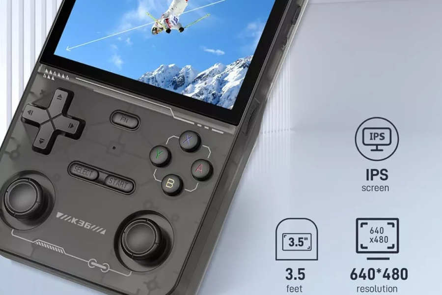 Portable retro gaming console