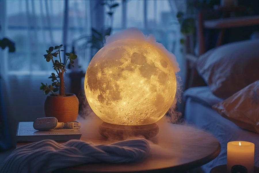 Cool Mist Moon-Shaped Humidifier